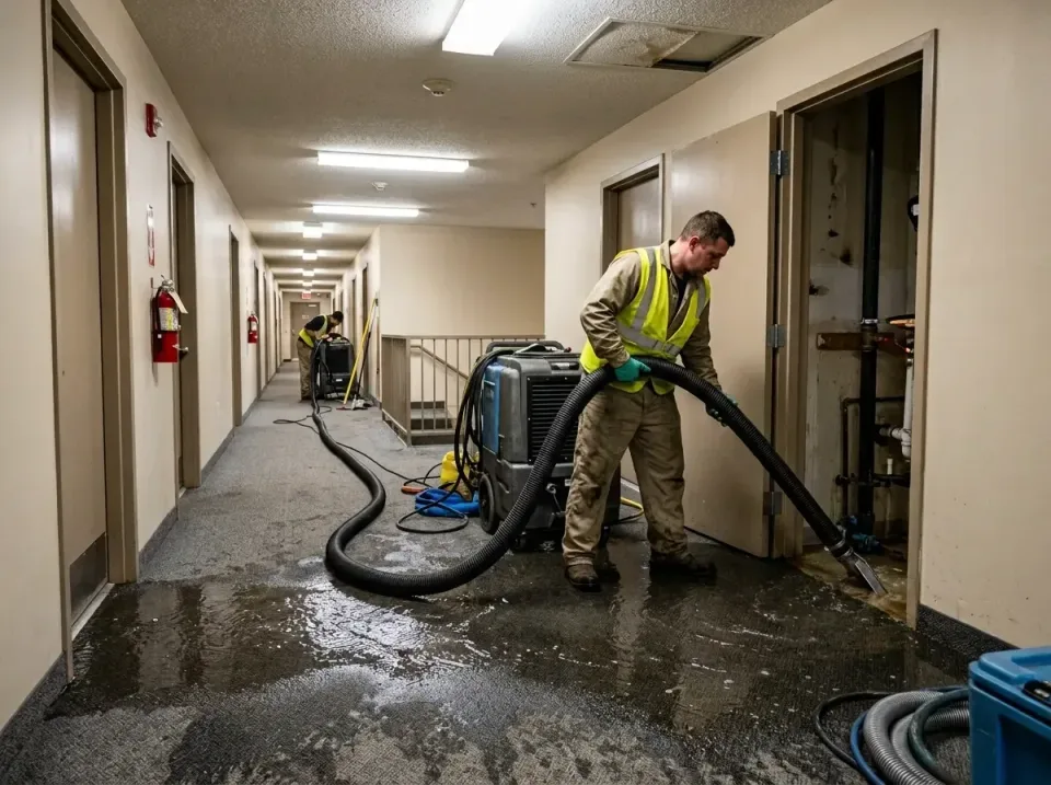 multi-unit-apartment-hallway-f-005 — frequently asked questions, Emergency Burst Pipe Water Extraction & Removal in Ellenton…